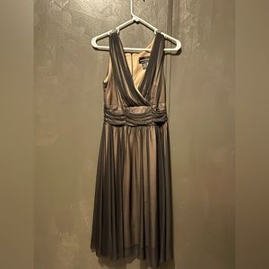 Black/Brown sleeveless dress